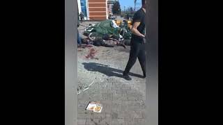 18+ Краматорск 08.04.2022 ЖД вокзал Донбасс Украина война Ukraine "Russia peace" war Kramatorsk