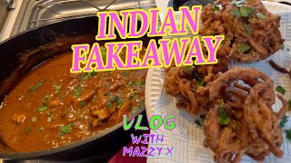 Easter Long Special:Homemade Onion Bhajis & Curry