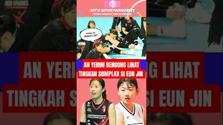 aksi kocak pemain red spark | park eun jin dan an yerim | kovo cup 2024 mtv sport komedi