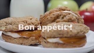 Biscuits caramel et pommes avec Trudeau