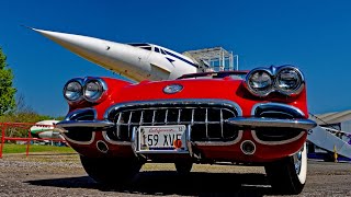 My C1 Corvette at Brooklands