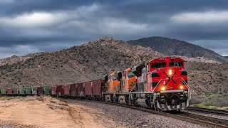 [4K] Ferromex leader! BNSF Seligman/Gallup Sub Summer 2019!