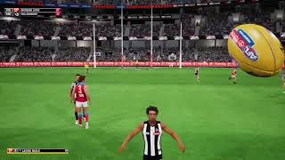 Zac Bailey goal v Collingwood AFL Evolution 2