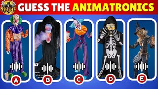 Can You Guess the Spirit Halloween Animatronics by Sound or Shadow? | Spooky Challenge!