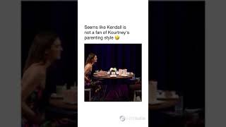 Seems like Kendell is not a fan of Kourtney Kardashian's parenting style