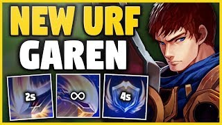 FIRST TIME GAREN IN URF (NEW URF MODE) HIGH-ELO GAREN MAIN VS URF - League of Legends