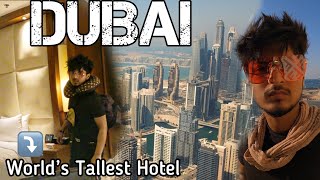 | Staying at TALLEST 5⭐️ HOTEL in the  WORLD and Dinner Date VLOG | My Dubai Lifestyle | Hindi