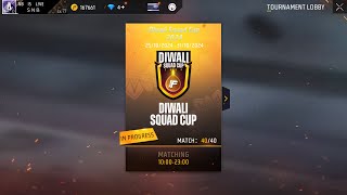 💖 DIWALI SQUAD CUP ⭐50000 DAIMOND TO HAM HI JITENGE 🎮🎯 ON LIVE - GARENA FREE FIRE