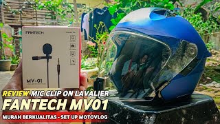 SETTING ACTION CAM GOPRO | Murah Berkualitas - Fantech MV01 Mic Clip On Lavalier | TRAVELOJOL