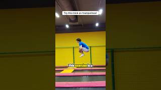 Try this trick on trampoline! #trampolinetricks #trampoline #trampolinejumping