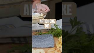 Dip into creamy deliciousness with our Artichoke Dip! #easyrecipe #christmas #foodie #shorts