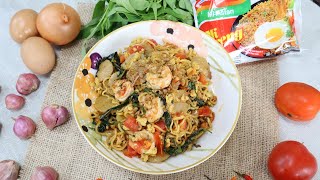 Resep Indomie Goreng Kangkung Balacan, Ini Bumbu Rahasianya Mie Instan Jadi Lebih Enak dan Mewah