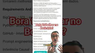 Bora trabalhar no Boticário? #trabalho #tecnologia #carreira #dicas #ia #inteligenciaartificial