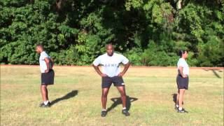 Army PT Rear Lunge video