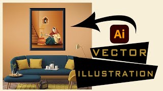 Vector art | How to draw vector illustration | Adobe illustrator