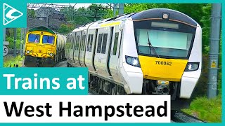 Trains at West Hampstead Thameslink (MML) 15/05/2021