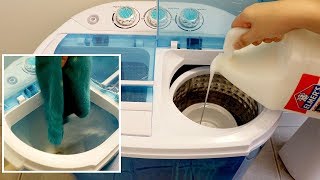 Testing + Making Fluffy Slime in a Mini Portable Washing Machine (Worth it?)