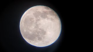 Observing the Full Super Buck Moon of July 2022.