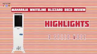 Maharaja Whiteline Blizzard Deco Tower Air Cooler | Best Tower Cooler Under 10000 | Hmp Store