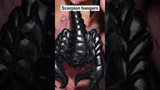 Scorpion hangers carved from horn #bodymodification #piercing