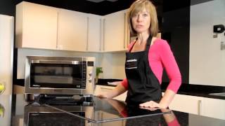 Setting the clock on the Panasonic combination microwave oven