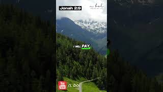 Bible Prayer | Jonah 2:9 #breadoflife #ytshorts #bible