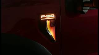 2021 Ford F150 LED side fender emblem