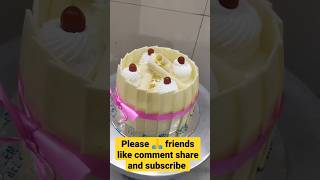 white forest cake design/#cake #making #trending #viral #yummy #test #video #shorts #short