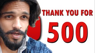 Thankyou Dosto❤️♾️ || LIVE TIME COUNT SUBSCRIBE !! 500 SUBSCRIBERS COMPLETE!! #subscribers #family