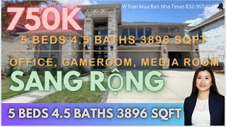 V496 - XEM NHÀ LẦU SANG RỘNG CỦA PERRY HOMES PLAN 3896W - NHIỀU UPGRADES - KATY - MASTER PLAN ELYSON