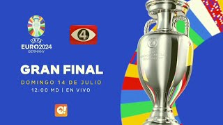 Canal 4 TCS El Salvador | La Final De La Eurocopa Alemania 2024 (Promo)