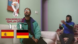 SPAIN 1-1 GERMANY | MORATA GOAL | FULLKRUG GOAL | FIFA WORLD CUP  REACTION |SPAIN V GERMANY REACTION