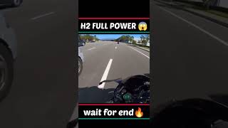 Kawasaki Ninja H2- the full throttle 🔥