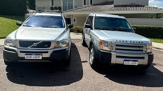 Brutas, mas nem tanto! Uma análise comparativa entre a Volvo XC90 e a Land Rover Discovery 3 S V6.