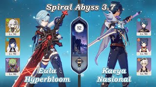 Spiral 3.7 Eula Hyperbloom & Kaeya Nasional | Genshin Impact