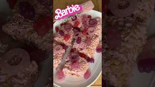 Barbie™️🩷Rice Crispy Treats💄🌸🎟️💅🏻 #food #dessert #vegan #foodie #cooking #barbie #movie #snack