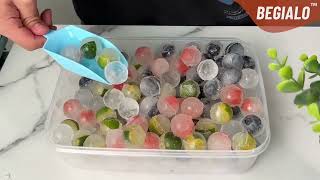 33-ball Ice Tray Set, Including Crisper Box