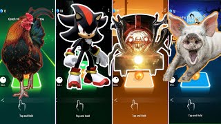 🦖 The Rooster vs Sonic Shadow vs Thomas Train Exe vs The Peppy Peg | Coffin Dance 🪩