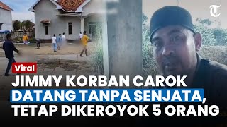 BRUTALNYA 5 Orang Bercelurit Keroyok Jimmy, Korban Tak Berniat Melawan, Datang Tanpa Senjata