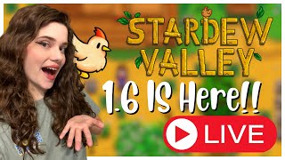 🔴Stardew Valley 1.6 Update IS HERE!! First Look🍄