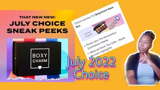 Boxycharm July 2022 Spoiler | Base & Premium Choices  | Annabel Scott