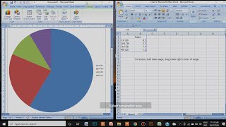 How to Create a Pie Chart in Word // How to create a pie chart in microsoft  word 2007 /2010