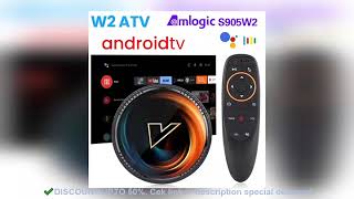 ✔️W2 ATV TV Box Android 11 Amlogic S905W2 Support 4K AV1 2.4&5G Wifi BT