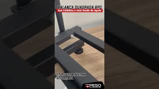 Balança Quadrada BPG – Potência e Segurança para Pesagens Pesadas!⚙