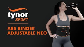 ABS BINDER ADJUSTABLE NEO (4 07) to support abs & lower back muscles