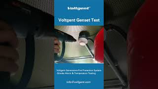 Voltgent Diesel Generator Smoke and Temperature Alarm Testing #testing #generator #generadores