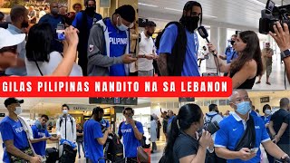 GILAS PILIPINAS NANDITO NA SA LEBANON PARA SA FIBA WORLD CUP ASIAN QUALIFIERS 2023