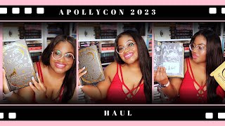 Witness My INSANE Book Haul From Apollycon 2023!