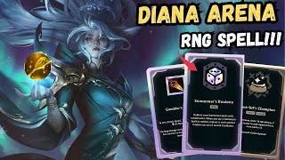 Diana Arena Gambler's Blade Random Money x Random Spell with Summoner's Roulette League of Legends!!