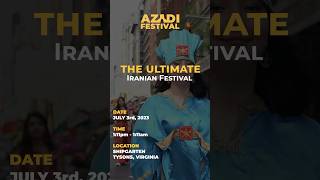 Azadi Festival in DC Promo | July 3rd, 2023